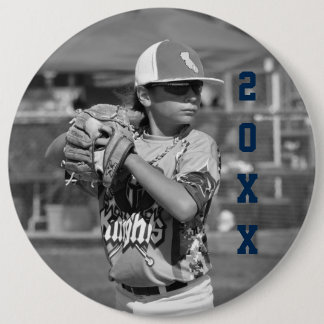 Badge Rond 15,2 Cm Photo de sport personnalisée