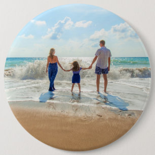 Badge Rond 15,2 Cm Photo personnalisée - Votre propre conception - Me