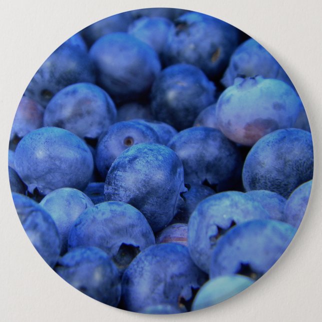 Badge Rond 15,2 Cm pile de bleuets (Devant)