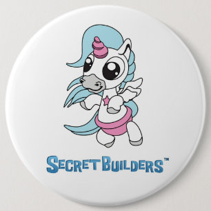Badge Rond 15,2 Cm Pin énorme de licorne