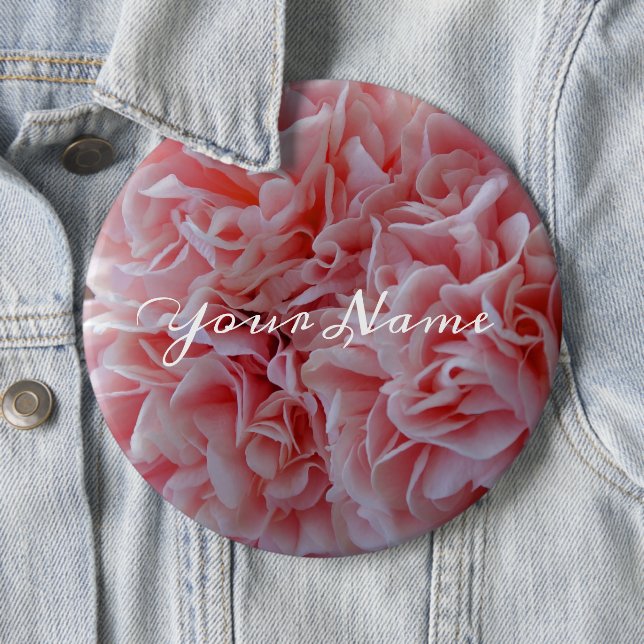 Badge Rond 15,2 Cm Pink Mallow (En situation)