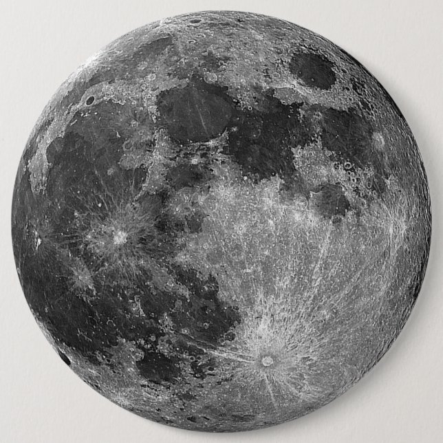 Badge Rond 15,2 Cm pleine lune (Devant)