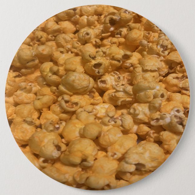 Badge Rond 15,2 Cm Popcorn (Devant)
