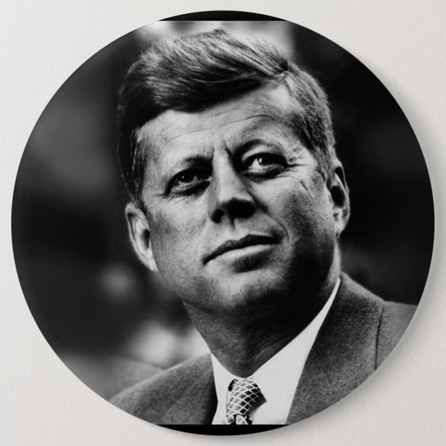 Badge Rond 15,2 Cm Président de John F. Kennedy (Devant)
