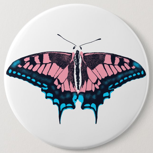 Badge Rond 15,2 Cm Pride transgenre (Devant)