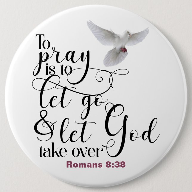 Badge Rond 15,2 Cm Priez (Devant)