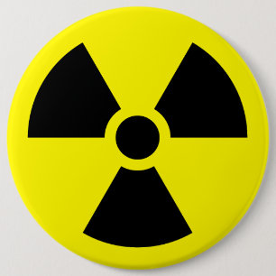 Badge Rond 15,2 Cm Radioactif