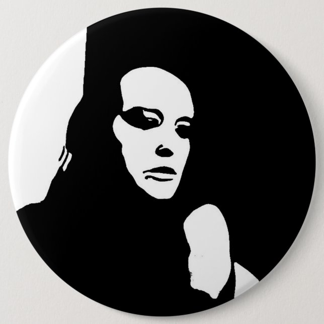 Badge Rond 15,2 Cm Recherche vers le bas (Devant)