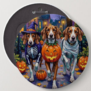 Badge Rond 15,2 Cm Renard américain anglais en costumes d'Halloween