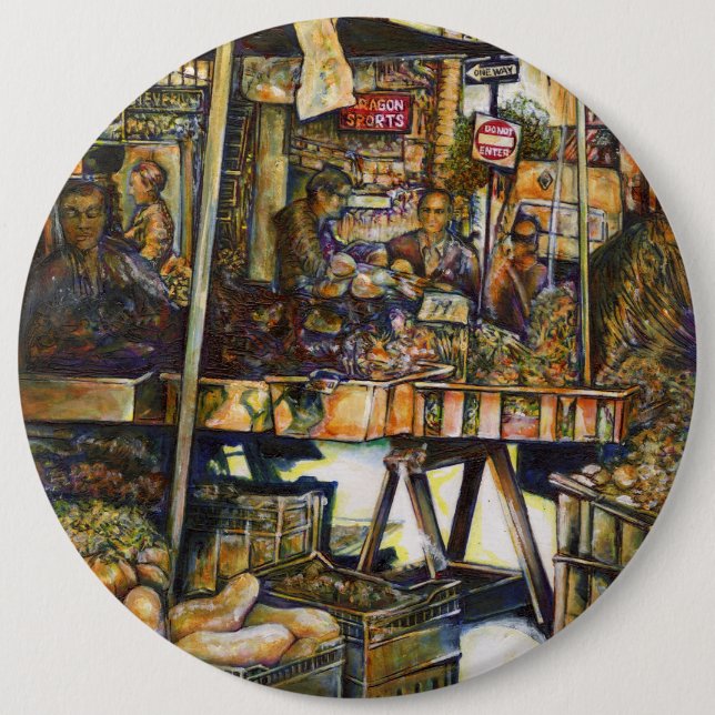 Badge Rond 15,2 Cm Rend la créativité plus éclatante (Devant)