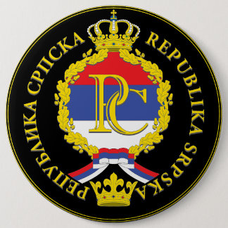 Badge Rond 15,2 Cm Republika Srpska