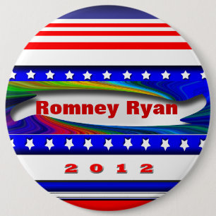 Badge Rond 15,2 Cm Romney Ryan