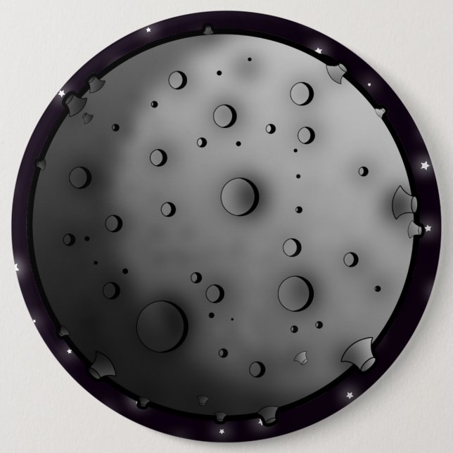 Badge Rond 15,2 Cm Roquette (Devant)