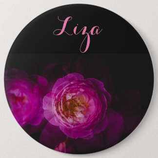 Badge Rond 15,2 Cm Rose (version double exposition)