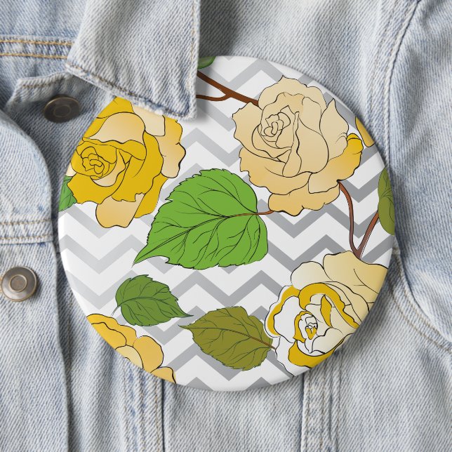 Badge Rond 15,2 Cm Roses 11 (En situation)