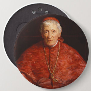 Badge Rond 15,2 Cm Saint-Cardinal John Henry Newman Catholique