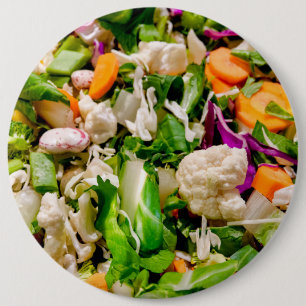 Badge Rond 15,2 Cm Salade mixte