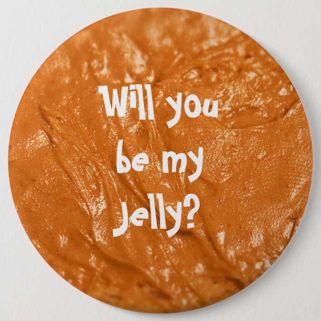 Badge Rond 15,2 Cm Serez-vous ma gelée ? (Devant)