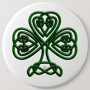 Badge Rond 15,2 Cm Shamrock