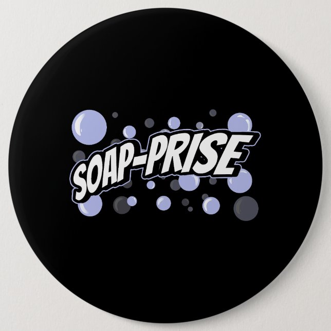 Badge Rond 15,2 Cm SoapPrise Artisanat Foire Fabrication de savon (Devant)