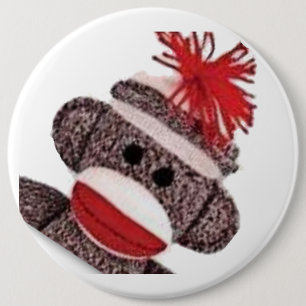 Badge Rond 15,2 Cm Sock Monkey merchandise products gifts