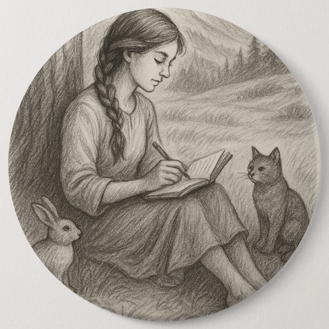 Badge Rond 15,2 Cm Souvenirs sifflés (Devant)