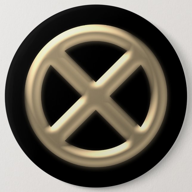 Badge Rond 15,2 Cm stagiaire X (Devant)