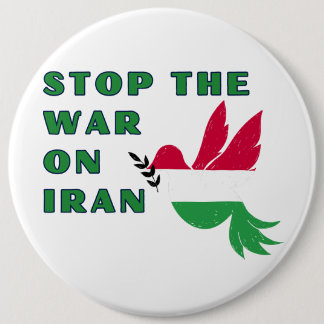 Badge Rond 15,2 Cm Stop the war Button