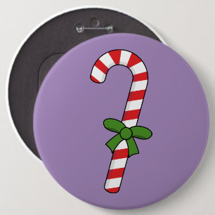 Badge Rond 15,2 Cm Sucre de canne avec ruban vert
