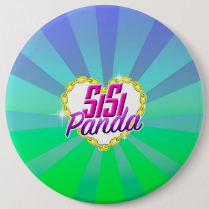 Badge Rond 15,2 Cm Sun rayonne le bouton