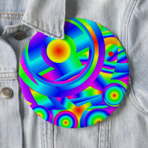 Badge Rond 15,2 Cm Sunrise Méditerranéenne