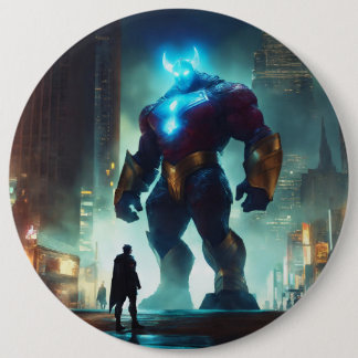 Badge Rond 15,2 Cm Super héros