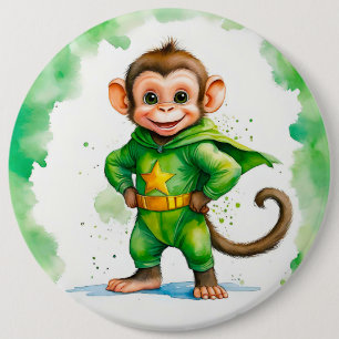 Badge Rond 15,2 Cm Super singe