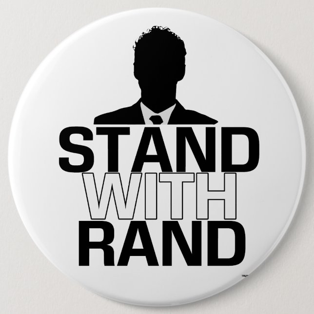 Badge Rond 15,2 Cm "Support avec le bouton de Paul 2016 de (Devant)