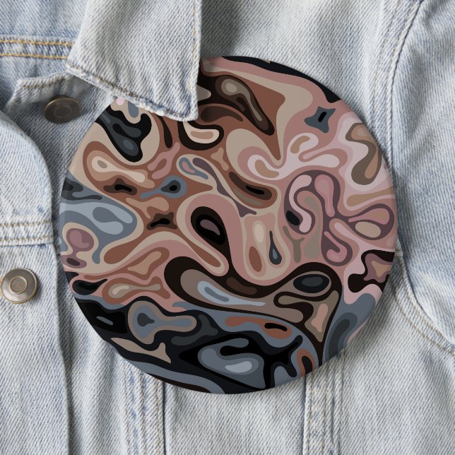 Badge Rond 15,2 Cm Surface liquide 9 (En situation)