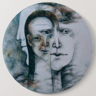 Badge Rond 15,2 Cm Surréalisme numérique original