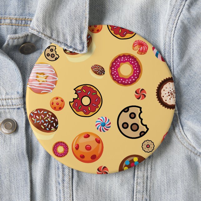 Badge Rond 15,2 Cm Sweets 2 (En situation)