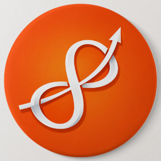 Badge Rond 15,2 Cm Symbole de l'Ascension Infinie de l'USTP