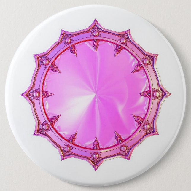 Badge Rond 15,2 Cm Table de jeu rose Fun t-shirt (Devant)