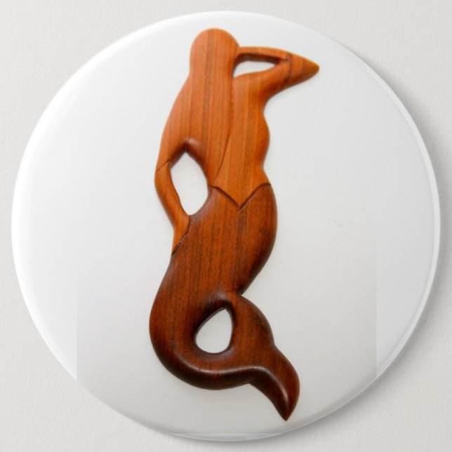 Badge Rond 15,2 Cm tan lookout mermaid (Devant)