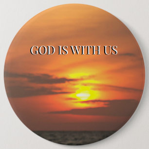 Badge Rond 15,2 Cm Tenue dans Sa paix
