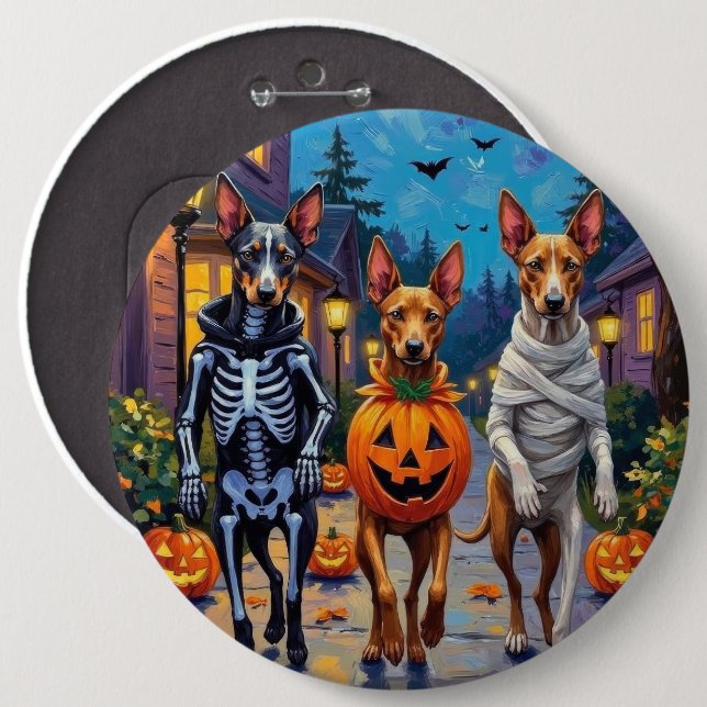 Badge Rond 15,2 Cm Thai Ridgeback Trick-or-Treating Halloween Costume (Devant & derrière)