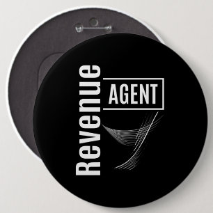 Badge Rond 15,2 Cm Titre du travail de l'agent de produit