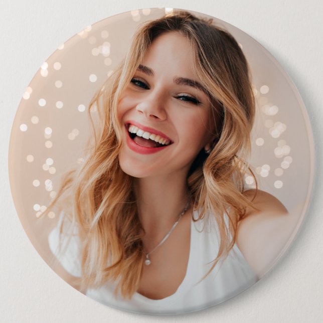 Badge Rond 15,2 Cm Ton visage pour un anniversaire (Devant)
