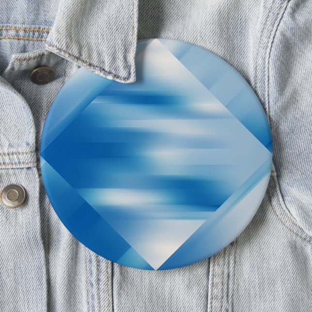 Badge Rond 15,2 Cm Topaz bleu (En situation)