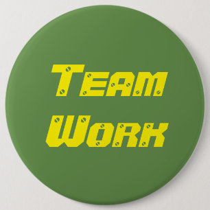 Badge Rond 15,2 Cm travail d'équipe