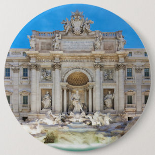 Badge Rond 15,2 Cm Trevi fountain