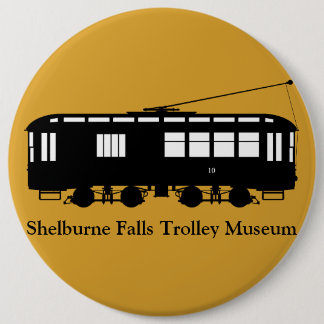 Badge Rond 15,2 Cm Trolley #10, Musée du trolley de Shelburne Falls