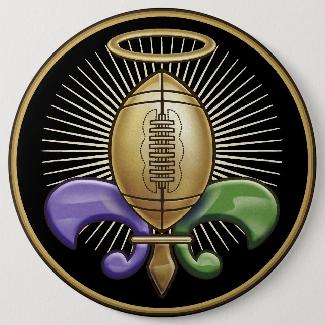 Badge Rond 15,2 Cm Trophée saint de NOLA (p) (Devant)