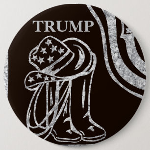 BADGE ROND 15,2 CM TRUMP